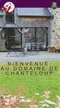 Mobile Screenshot of le-domaine-de-chanteloup.com